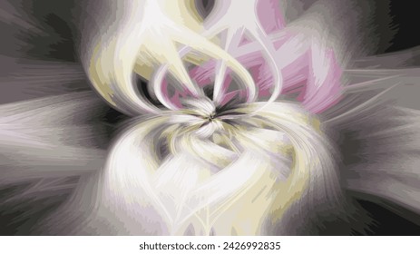 Colorful abstract background with swirls desktop wallpapers | Tropical exotic twisted into a spiral desktop wallpaper | Multicolor spiral with swirls desktop wallpaper | Abstract rainbow fractal wavy