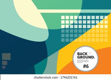 Colorful abstract background template with pastel colors and dummy text for Web Design, Background, Landing page, Print Materials, Flyers, Business cards, Posters, Banners, and more.