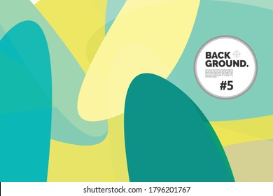 Colorful abstract background template with pastel colors and dummy text for Web Design, Background, Landing page, Print Materials, Flyers, Business cards, Posters, Banners, and more.