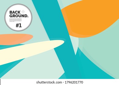 Colorful abstract background template with pastel colors and dummy text for Web Design, Background, Landing page, Print Materials, Flyers, Business cards, Posters, Banners, and more.