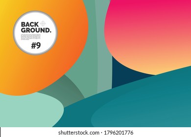 Colorful abstract background template with pastel colors and dummy text for Web Design, Background, Landing page, Print Materials, Flyers, Business cards, Posters, Banners, and more.