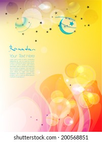 Colorful Abstract Background for Text