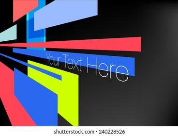 Colorful Abstract Background for Text