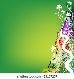 Colorful abstract background for text