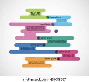 colorful abstract background with text  infographics