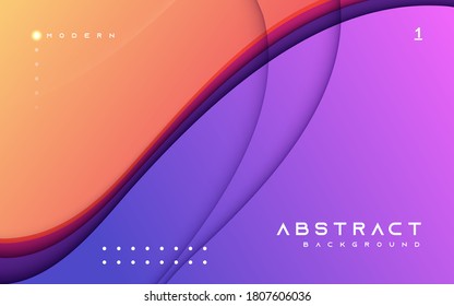 Colorful abstract background trendy shape composition.