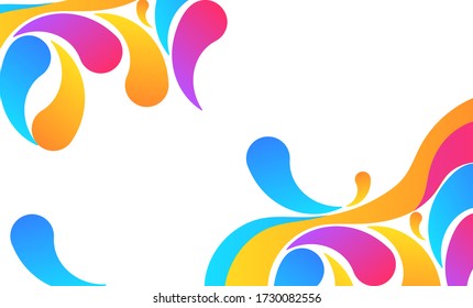 Colorful Abstract Background with Triangle Pattern and with colors stripes luxury dynamic modern abstract vector background for presentation, report, abstract luxury cover. Paper style abstract.