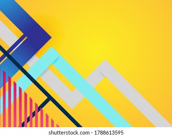 Colorful Abstract Background with Triangle Pattern and with colors stripes luxury dynamic modern abstract vector background for presentation, report, abstract luxury cover. Paper style abstract.