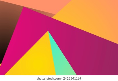 colorful abstract background with triangle pattern