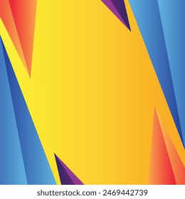 Colorful Abstract Background with Triangle Pattern and with colors stripes luxury dynamic modern abstract vector background for presentation, report, abstract luxury cover. Paper style abstract.