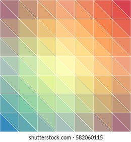 Colorful and abstract background with triangle shapes