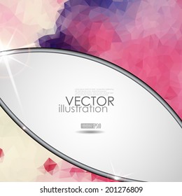 Colorful Abstract Background With Triangles. Vector Illustration. Eps 10.