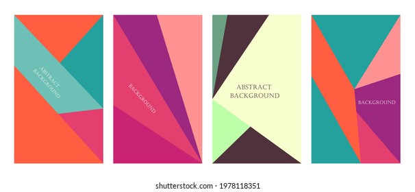 Colorful abstract background is used for the background of poster templates, banner and others