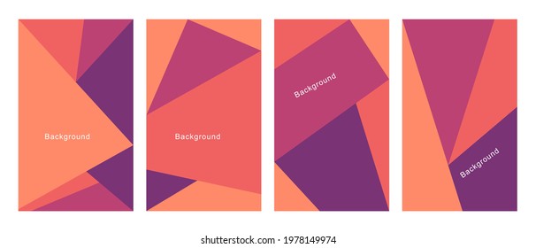 Colorful abstract background is used for the background of poster templates, banner and others