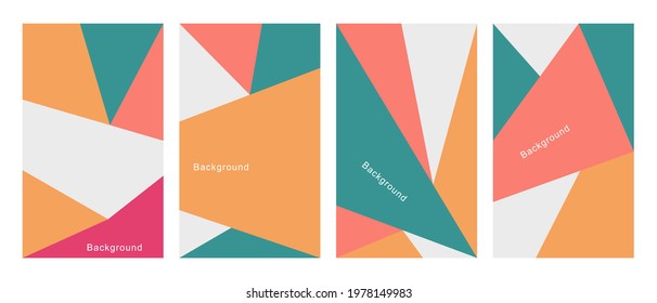 Colorful abstract background is used for the background of poster templates, banner and others