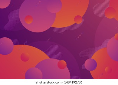 Colorful abstract background using minimal geometry as an element.