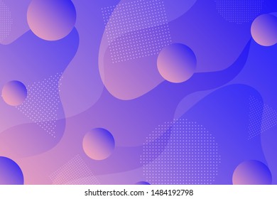 Colorful abstract background using minimal geometry as an element.
