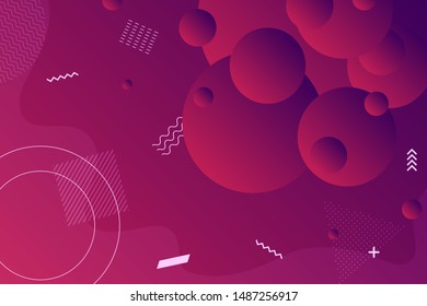 Colorful abstract background using minimal geometry as an element.