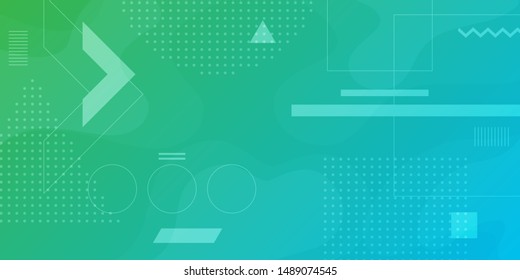 Colorful abstract background using minimal geometry as an element.