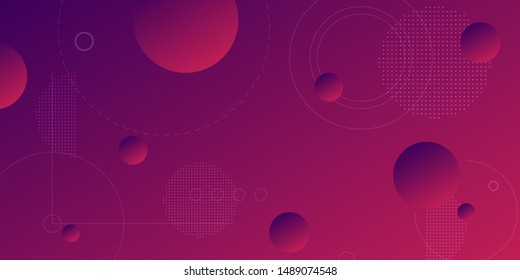 Colorful abstract background using minimal geometry as an element.