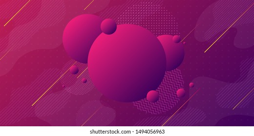 Colorful abstract background using minimal geometry as an element.