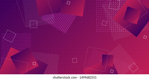 Colorful abstract background using minimal geometry as an element.