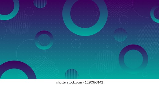 Colorful abstract background using minimal geometry as an element.