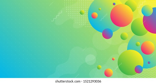 Colorful abstract background using minimal geometry as an element.