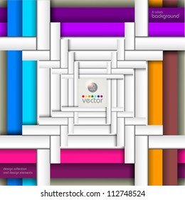 Colorful  abstract background for various options. Vector art.