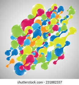 Colorful abstract background, vector