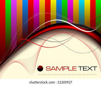 fondo colorido abstracto - ilustración vectorial - versión jpeg en mi portafolio