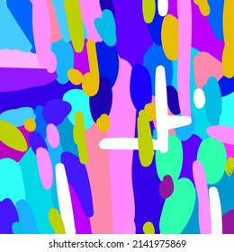 Ilustración colorida del vector de fondo abstracto.