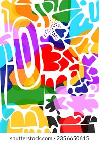 Colorful abstract background vector illustration design.