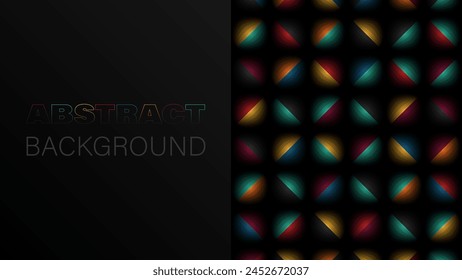 Farbenfroher abstrakter Hintergrund, Vektorillustration