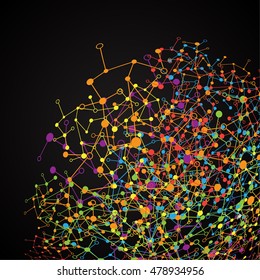 Colorful abstract background, vector illustration