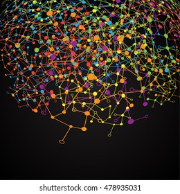 Colorful abstract background, vector illustration