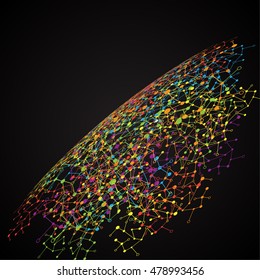 Colorful abstract background, vector illustration