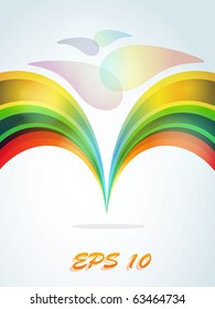 Colorful abstract background. Vector illustration