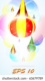 Colorful abstract background. Vector illustration