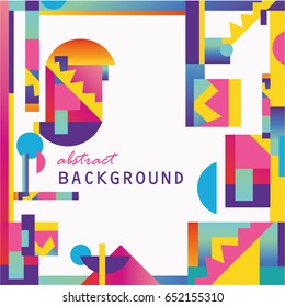 Colorful abstract background. Vector illustration.