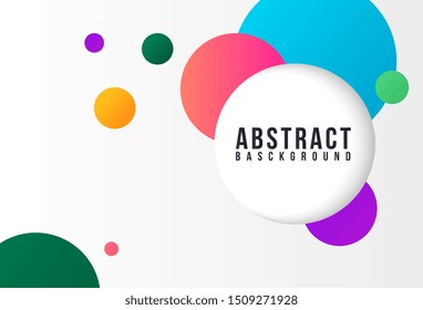 Colorful abstract background vector in landscape orientation