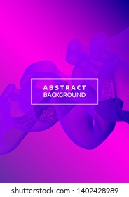 Colorful abstract background. Vector line gradient. Can be used for design business cards, flyers, brochures, posters and web design. A4. Vector.