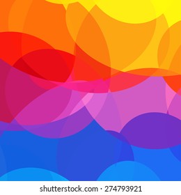 Colorful Abstract Background. Vector Pattern of Geometric Shapes