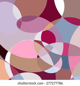 Colorful Abstract Background. Vector Pattern of Geometric Shapes