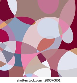 Colorful Abstract Background. Vector Pattern of Geometric Shapes
