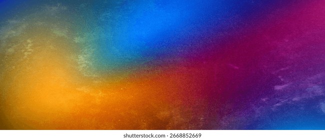 Fondo abstracto colorido con colores degradados vibrantes efecto decoración. Concepto de estilo de textura granulada de elemento de Diseño gráfico moderno para Anuncio de Web, arte, volante, tarjeta o cubierta de folleto