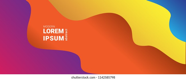 Colorful abstract background. Vibrant gradients colors background, Vector illustration artwork.