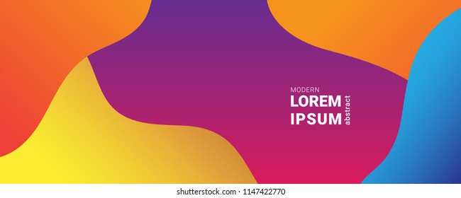 Colorful abstract background. Vibrant gradients colors background, Vector illustration artwork.