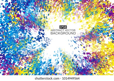 Colorful, abstract background with visual impact