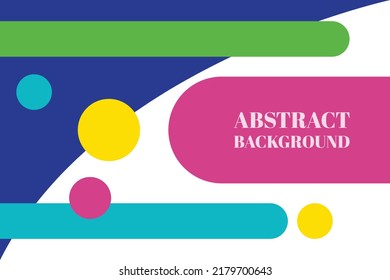 Colorful Abstract Background. Wallpaper. Vector Illustration